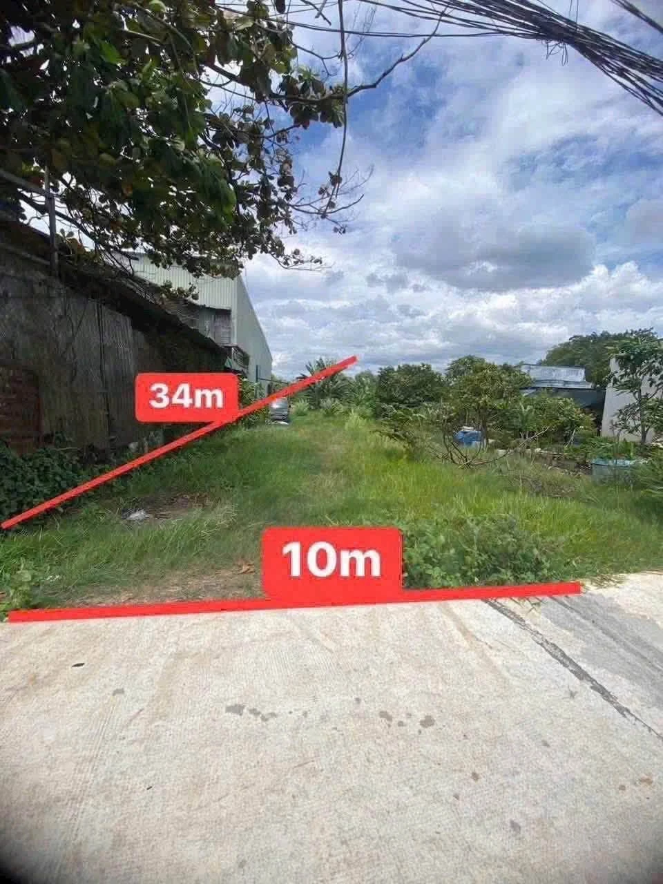 Bán đất mặt tiền Hóc Môn 340m², sổ hồng riêng 2.45 tỷ - Ảnh 1