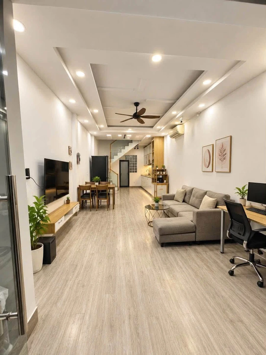 Bán nhà 2 mặt tiền hẻm ô tô 1 sẹc, 1 trệt 1 lầu, 2PN, Phan Văn Trị, Gò Vấp - Ảnh thu nhỏ 3