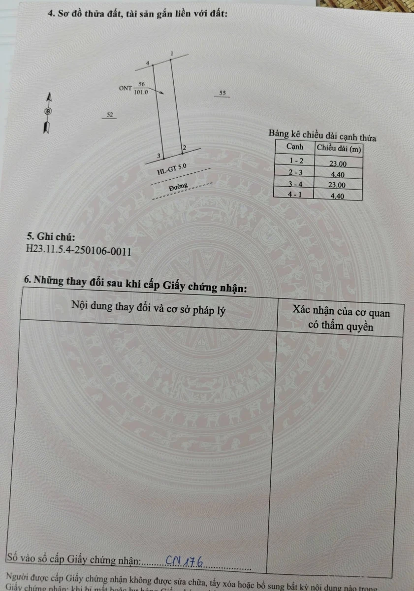 Bán đất nền 101m² mặt tiền 4.4m tại Tứ Minh Hải Phòng - Ảnh thu nhỏ 2