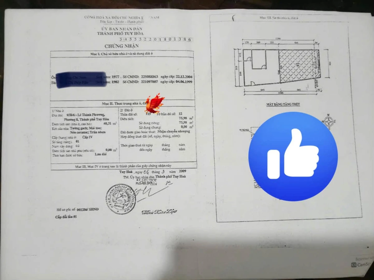 Bán nhà cấp 4 76m2 Phường 8 Tuy Hoà - Ảnh thu nhỏ 2