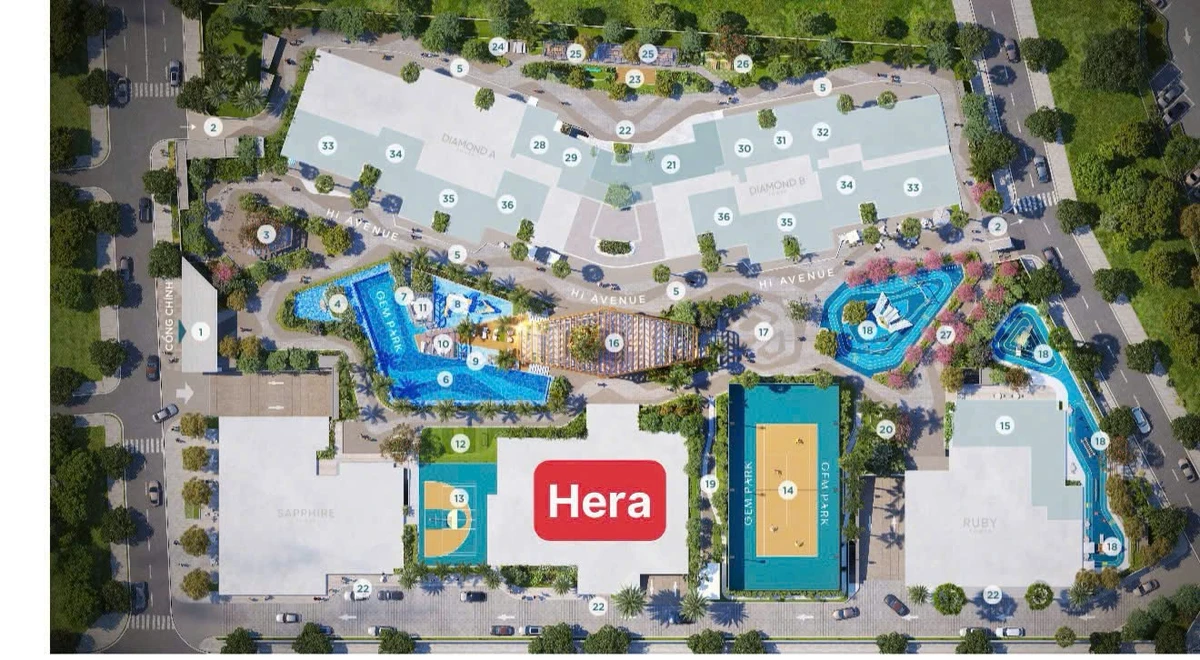 Bán căn 3PN HERA - GEM PARK 93m² Hải Phòng 2.75 tỷ - Ảnh thu nhỏ 2