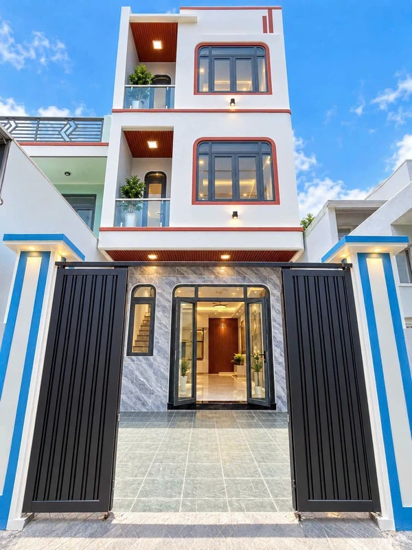 Bán nhà 1 trệt 2 lầu 68m² gần chợ Dĩ An, giá 4 tỷ