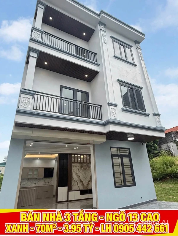 Bán nhà 3 tầng 70m² Cao Xanh Hạ Long 3,95 tỷ