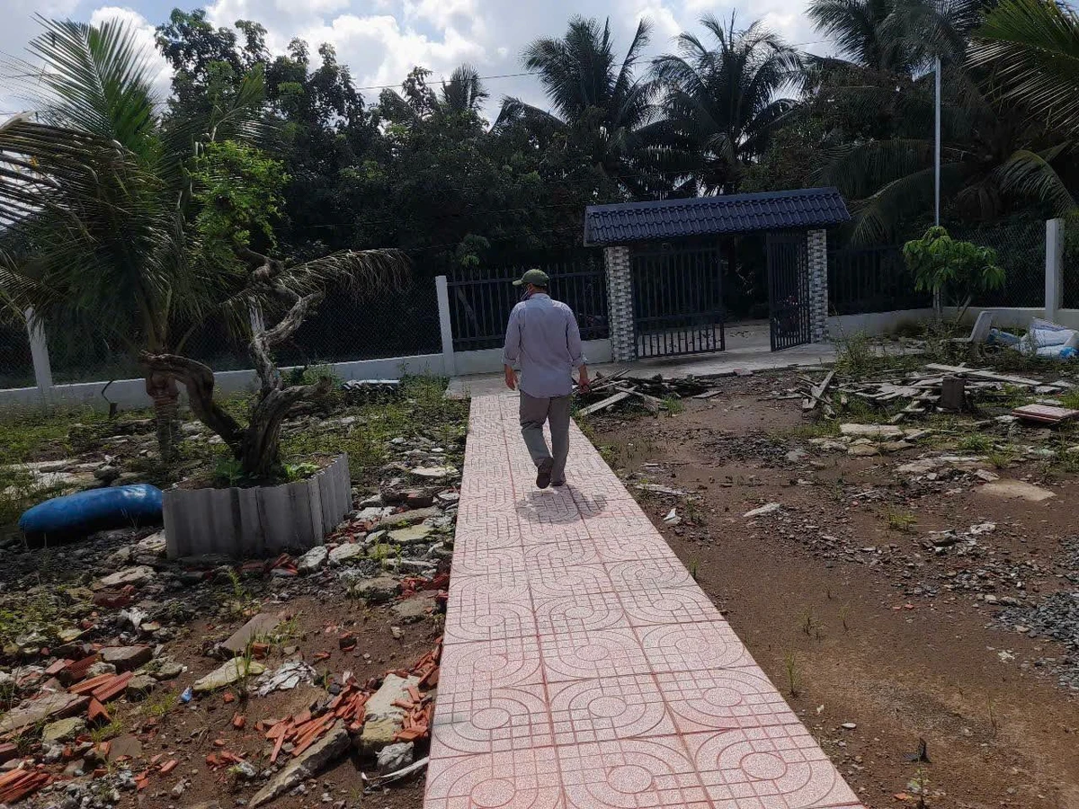 Bán đất 1.050,7m2 ngang 20m đất cây lâu năm, có sẵn nhà, xã Hữu Định, Châu Thành - Ảnh thu nhỏ 2