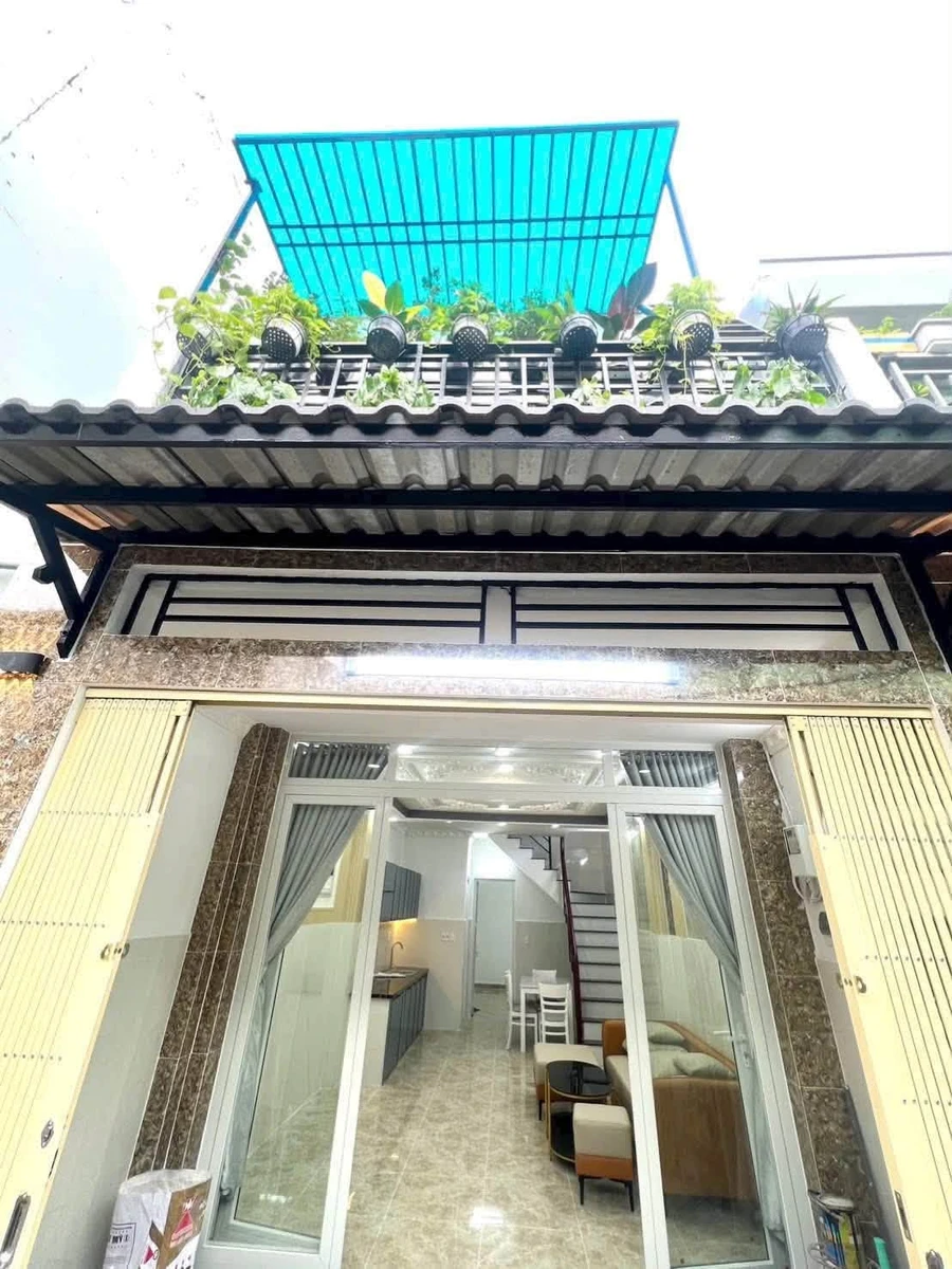 Bán nhà hẻm 54m² 3 phòng ngủ Huỳnh Tấn Phát Nhà Bè - Ảnh 1