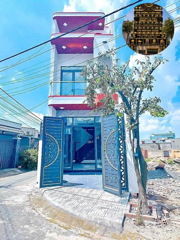 Bán nhà 1 trệt 1 lầu 2 mặt tiền 62,2m² giá 3,89 tỷ KDC Tái Định Cư Tân Hạnh