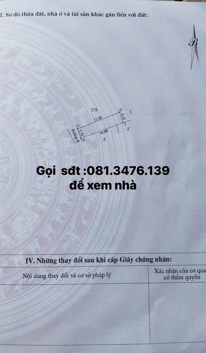 Bán nhà cấp 4 66,3m² 2PN Tuy Hoà giá 1 tỷ 750 - Ảnh thu nhỏ 2