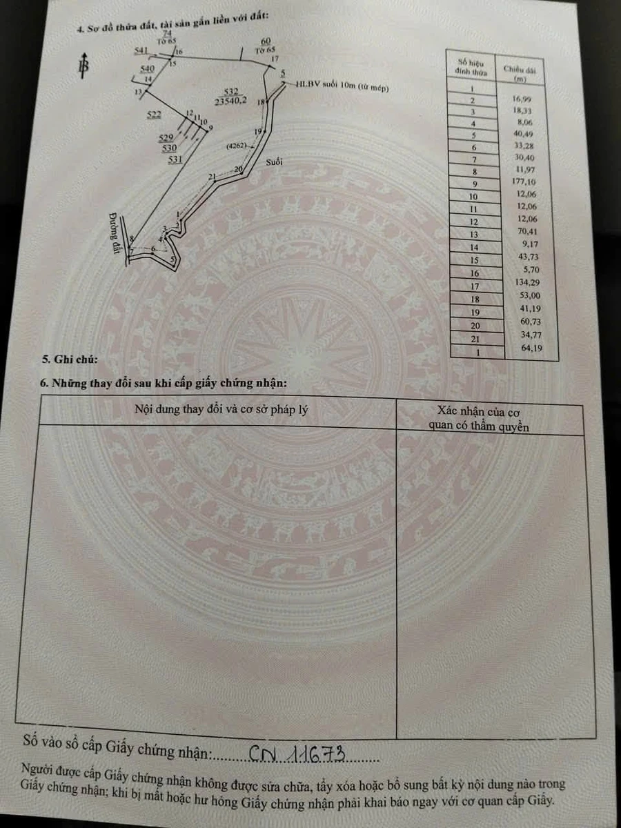 Bán đất Củ Chi Bình Minh 2.92 hecta - 5.6 tỷ - Ảnh thu nhỏ 3