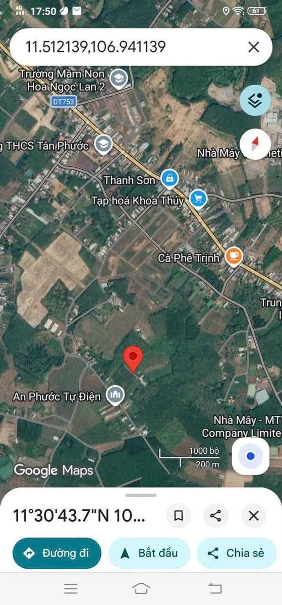 Bán đất Tân Phước 100m² thổ cư 290 triệu - Ảnh thu nhỏ 3