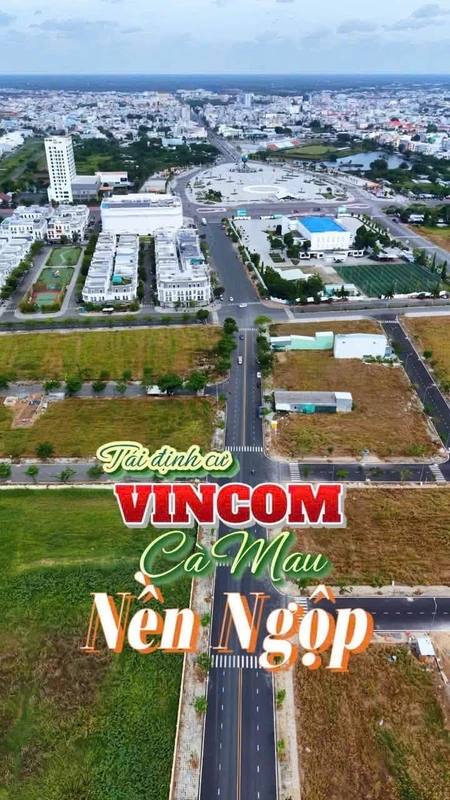 Nền đôi liền kề Vincom Cà Mau, 10m x 17,66m, view trực diện