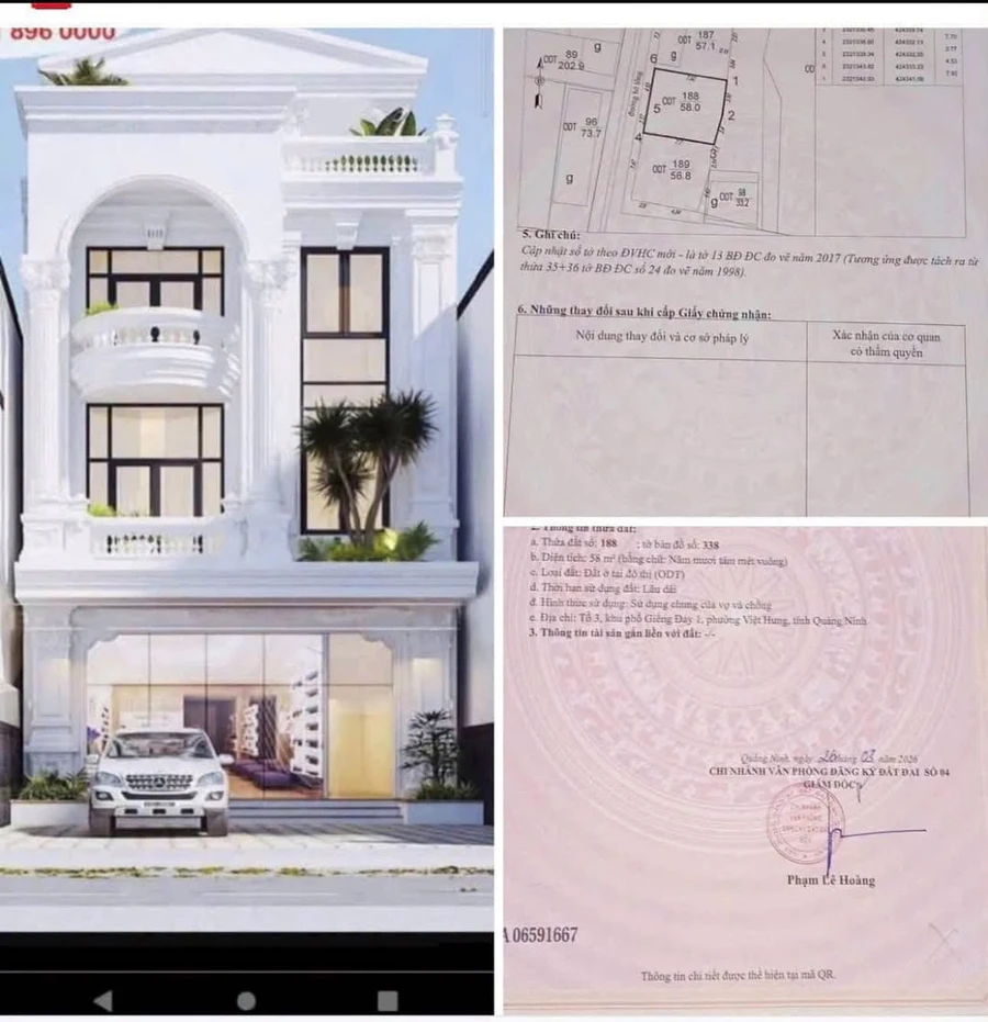 Bán nhà 3 tầng mặt tiền 7m Ba Lan Giếng Đáy 58m² 3.2 tỷ - Ảnh 1