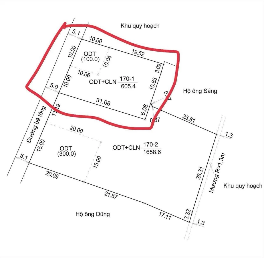 Bán đất 605.4m2 mặt tiền Quảng Ninh 1.7 tỷ - Ảnh thu nhỏ 3