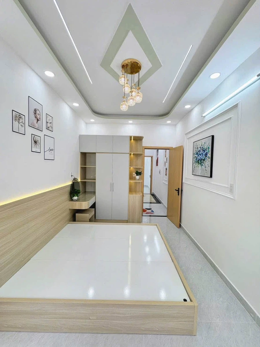 Bán nhà mới 3 tầng 42m2, 4 phòng, hẻm 4m gần đường Tên Lửa, Bình Tân - Ảnh thu nhỏ 3