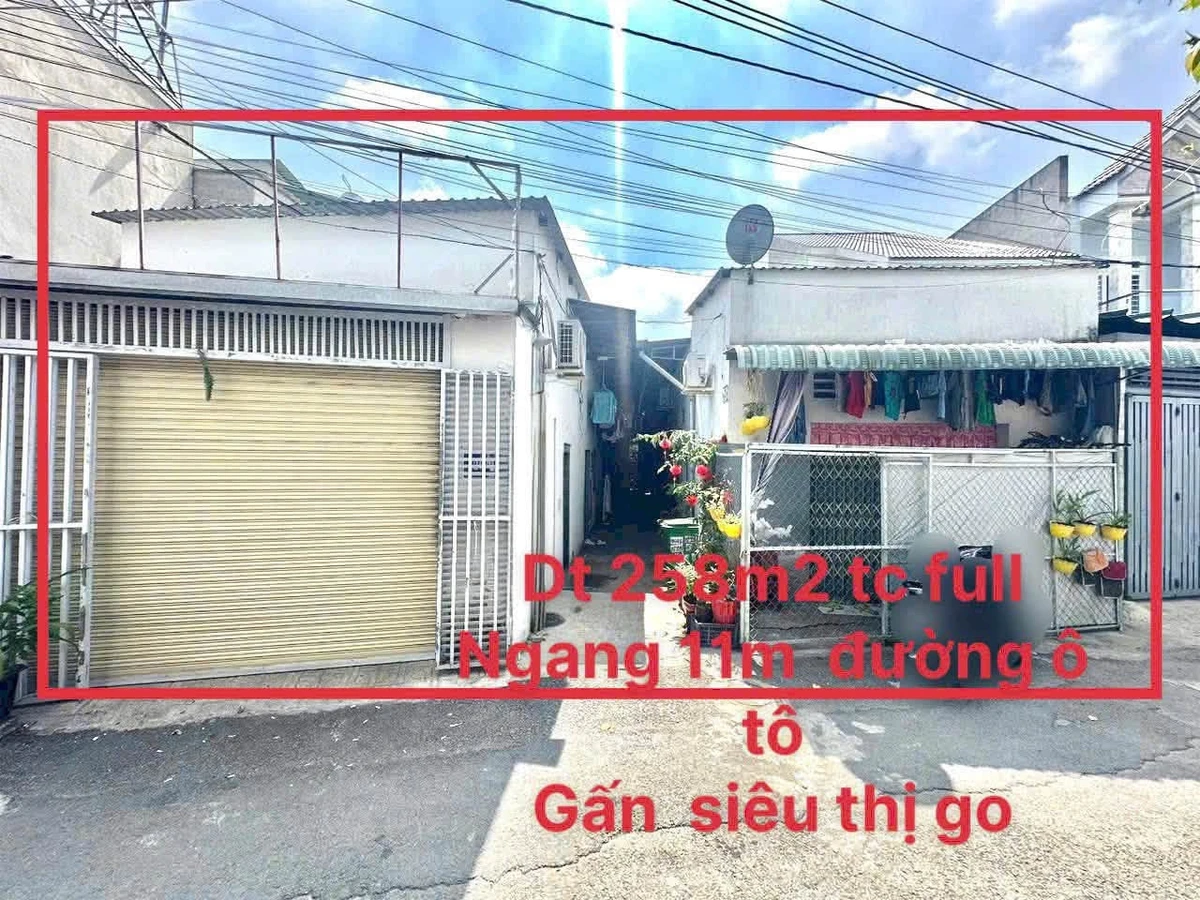Bán đất Đông Hoà Hóc Môn 258m² sổ hồng, đang cho thuê 15 triệu/tháng - Ảnh thu nhỏ 2