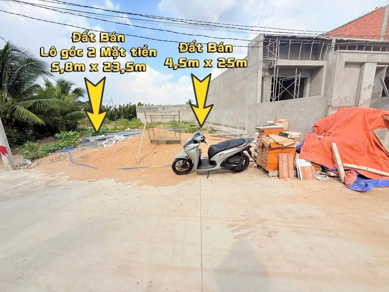 Bán 2 nền đất thổ cư 115m² và 137m² Tân Bửu, Bến Lức - Ảnh 1