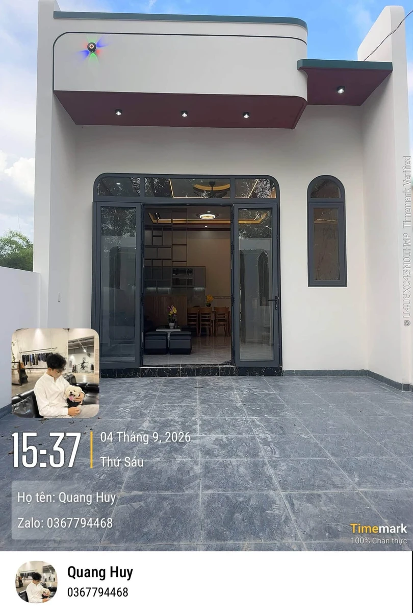Bán nhà cấp 4 100m² Tân Định Bến Cát Bình Dương 1 tỷ 780 - Ảnh thu nhỏ 3