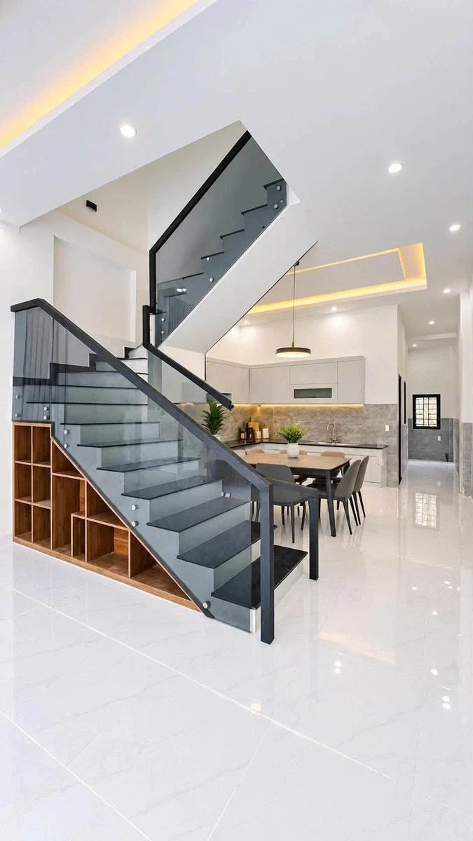 Bán nhà lầu 5x21m Bình Dương, sổ riêng thổ cư - Ảnh thu nhỏ 4