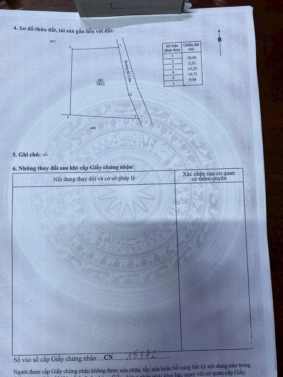 Bán đất thổ cư Phước Tân Hưng Châu Thành Long An 246m2 - Ảnh thu nhỏ 5