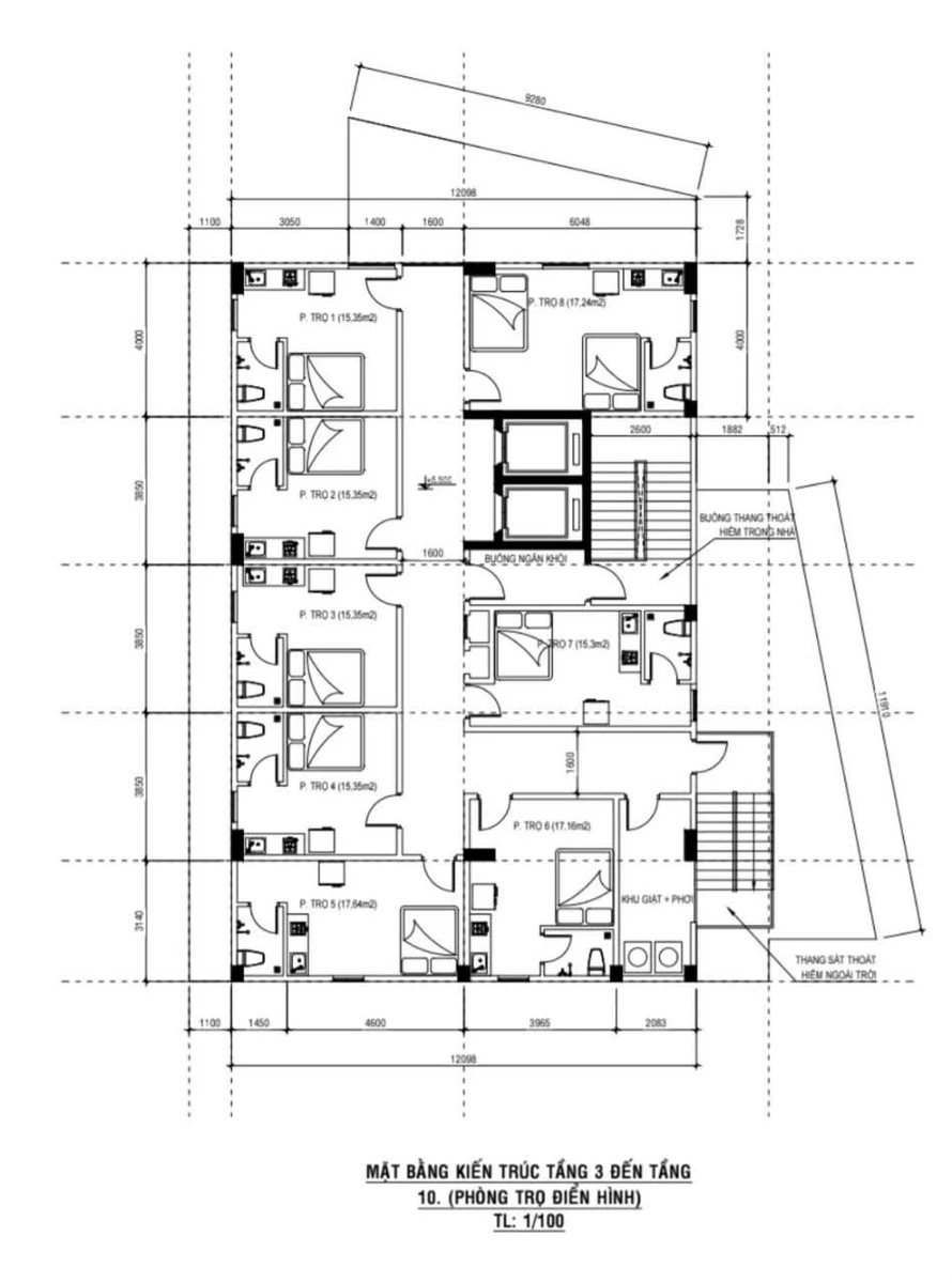 Bán nhà 321m² cho thuê 15 phòng, An Dương Vương Quy Nhơn - Ảnh thu nhỏ 5