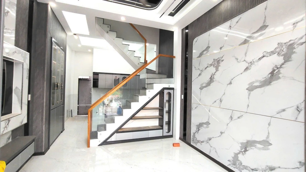 Bán nhà góc 2 mặt tiền 1 trệt 1 lầu 3PN, 40m2, giá 1,45 tỷ, Phường Tân Khánh - Ảnh thu nhỏ 3