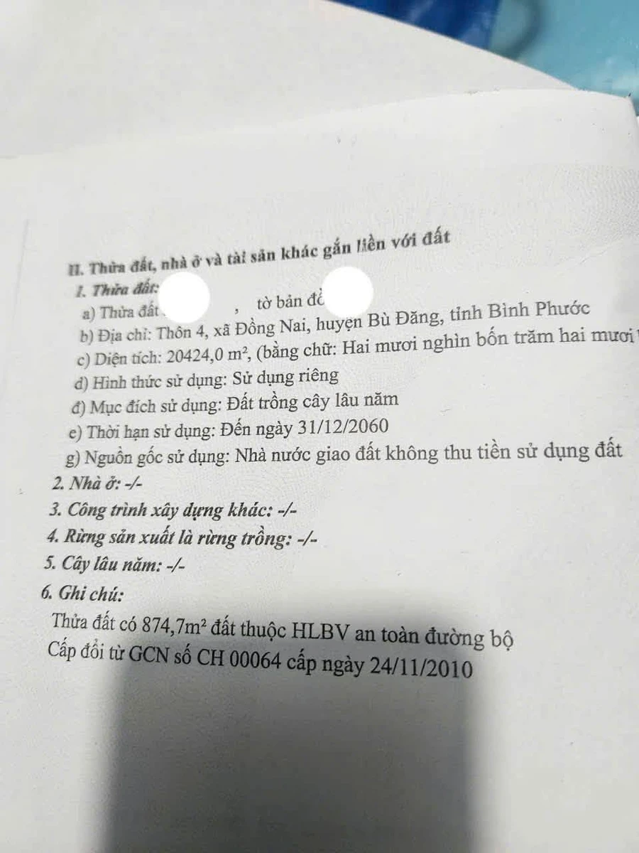 Bán đất sầu riêng 6,3 ha tại Đồng Bù Đăng, Bình Dương 11 tỷ 5 - Ảnh thu nhỏ 3