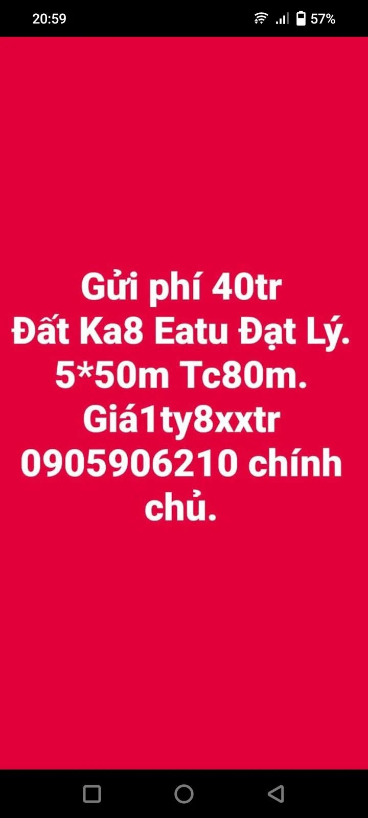 Bán đất mặt tiền Eatu, Bình Tân, 80m2, 1.8 tỷ - Ảnh 1