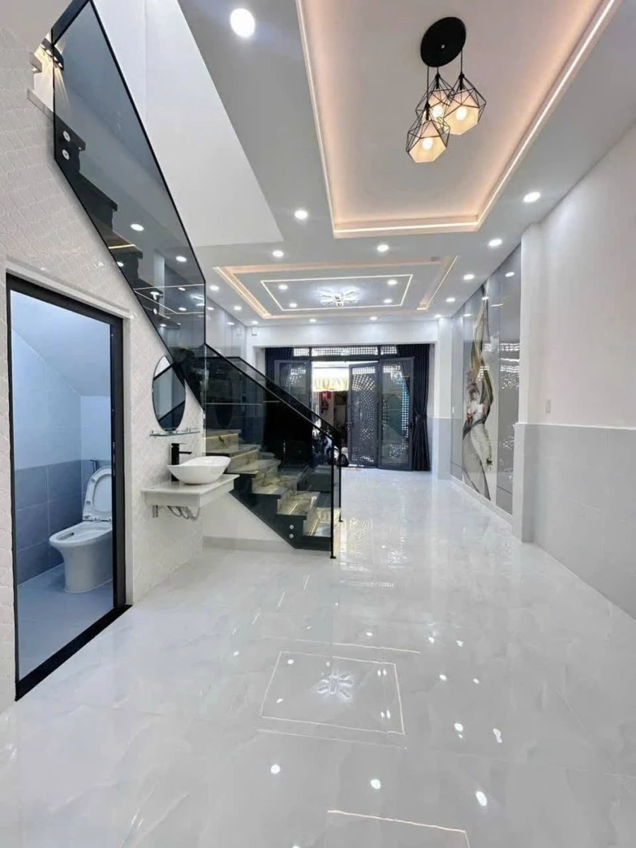 Bán nhà mới xây hẻm xe hơi 4.5x12m, 3PN, đường Chiến Lược, Bình Tân, giá 5,37 tỷ - Ảnh thu nhỏ 3