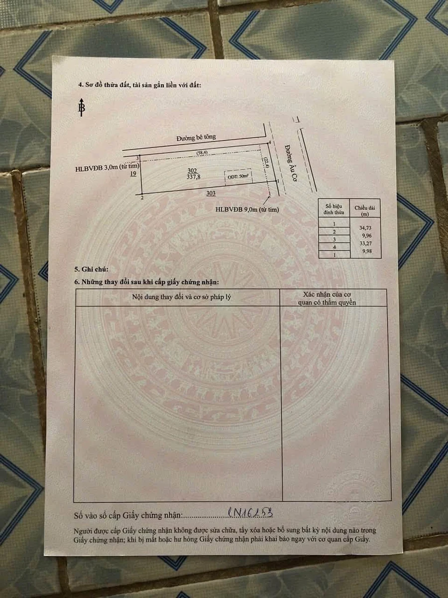 Bán đất góc 2 mặt tiền Âu Cơ, 50m² - 220 tỷ - Ảnh thu nhỏ 5
