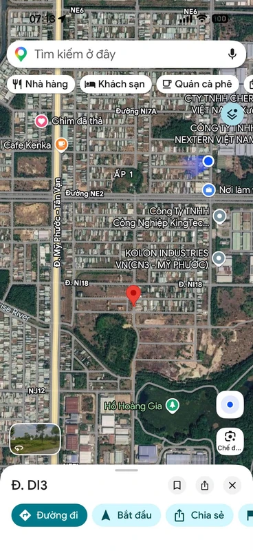 Bán lô đất 145m² mặt tiền đường Di 3, KCN Mỹ Phước 3, Bình Dương