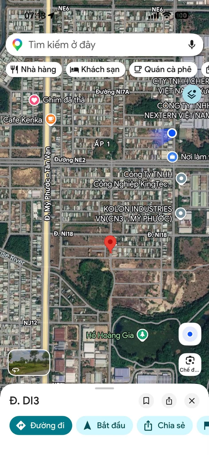 Bán lô đất 145m² mặt tiền đường Di 3, KCN Mỹ Phước 3, Bình Dương - Ảnh 1