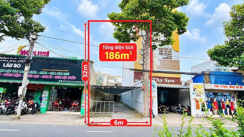 Bán đất mặt tiền Nguyễn Ái Quốc 186m² Đồng Nai 13,9 tỷ