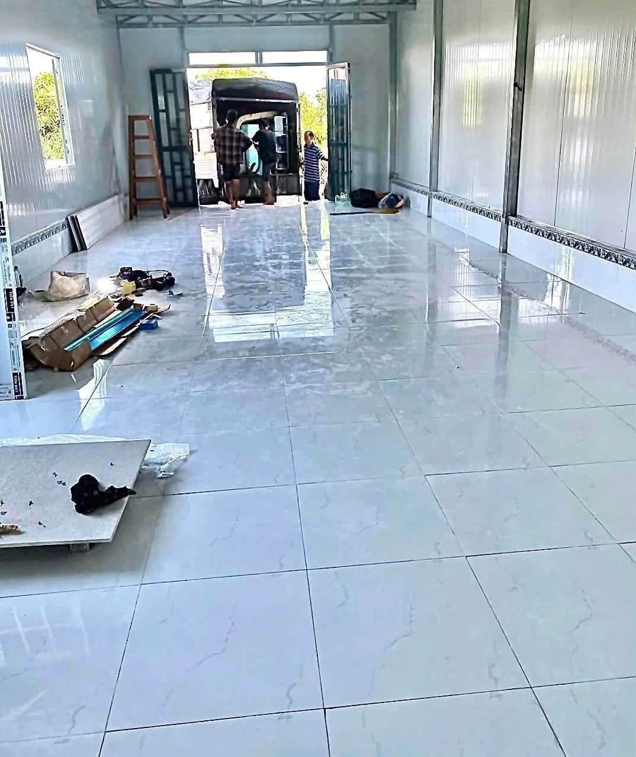 Bán đất 6x23m có nhà lắp ghép, sân thượng Khánh Hậu - Ảnh thu nhỏ 3