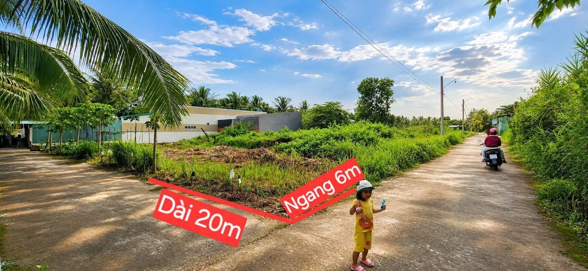Bán nền đất góc 120m² tại Phường An Hội, Vĩnh Long 495 triệu - Ảnh thu nhỏ 3