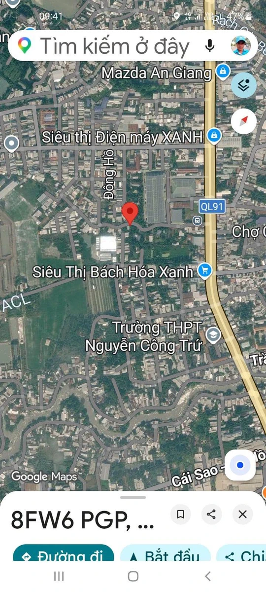 Bán nền 146m2 Mỹ Thới Long Xuyên An Giang 1 tỷ 600 triệu - Ảnh 1