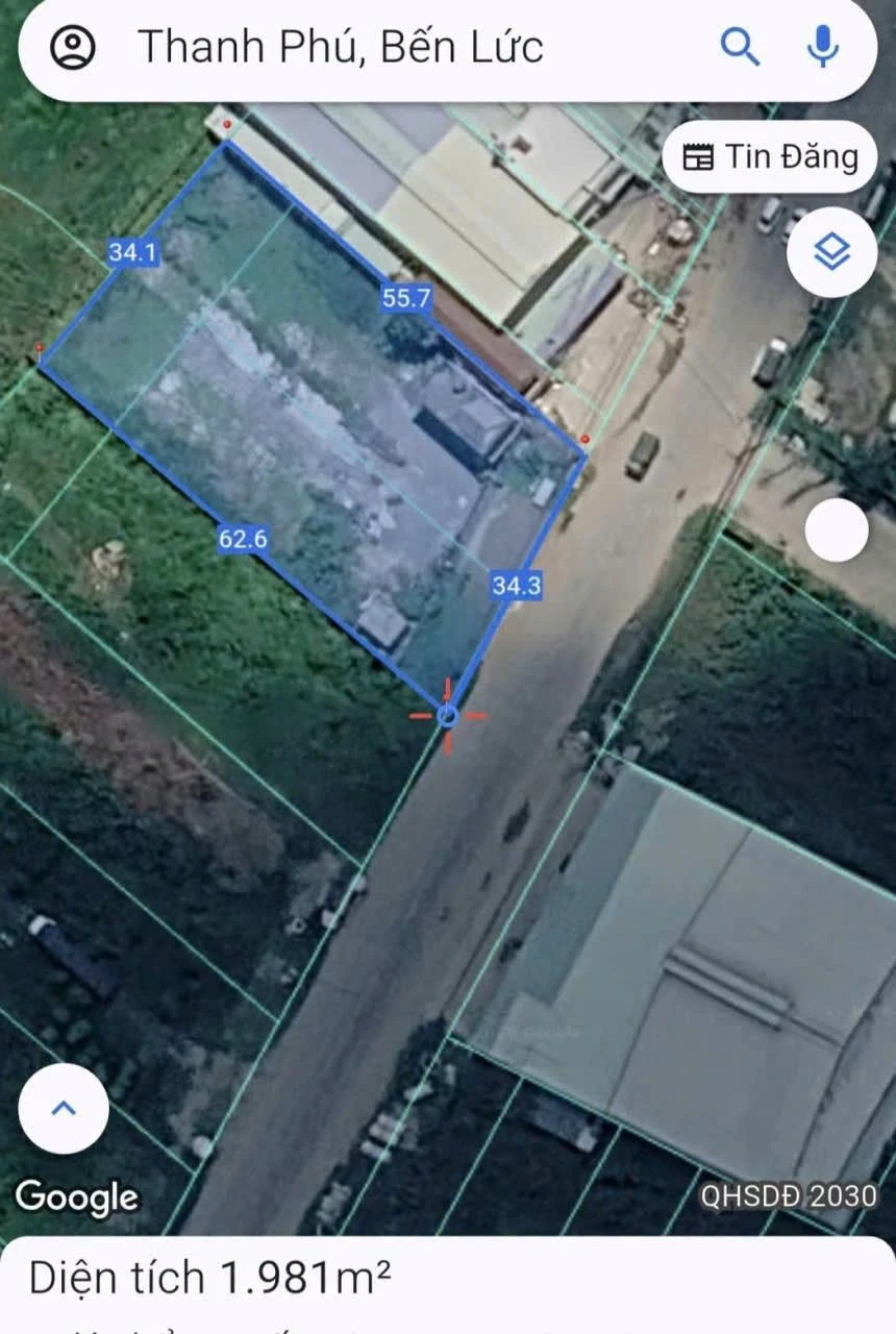 Bán đất thổ cư 2000m² mặt tiền Nguyễn Hữu Trí, Bến Lức - Ảnh 1