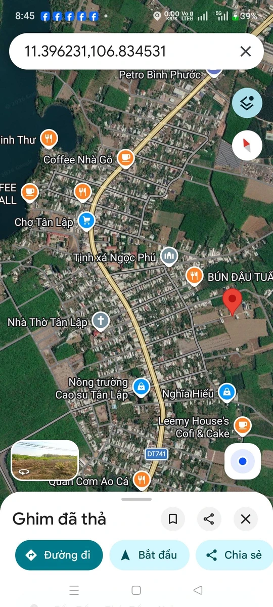 Bán đất Đồng Phú Bình Dương 4600m2 giá 1 tỷ 3 - Ảnh 1