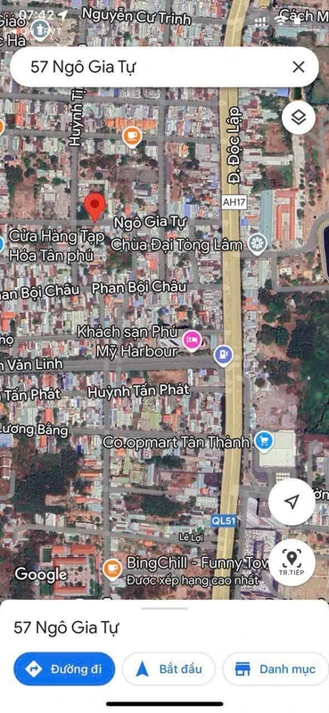 Bán đất Phú Mỹ 540m² mặt đường Ngô Gia Tự 3 tỷ