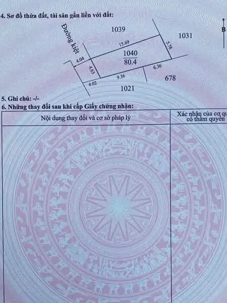 Bán đất kiệt ô tô Nguyễn Khoa Chiêm 80,4m² - 1,5 tỷ Huế - Ảnh thu nhỏ 4