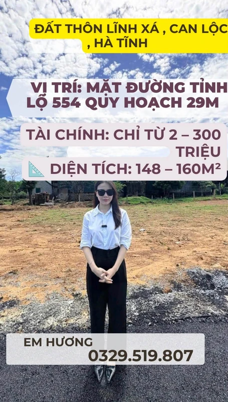 Bán đất Đồng Lộc Hà Tĩnh 154m² gần cụm công nghiệp