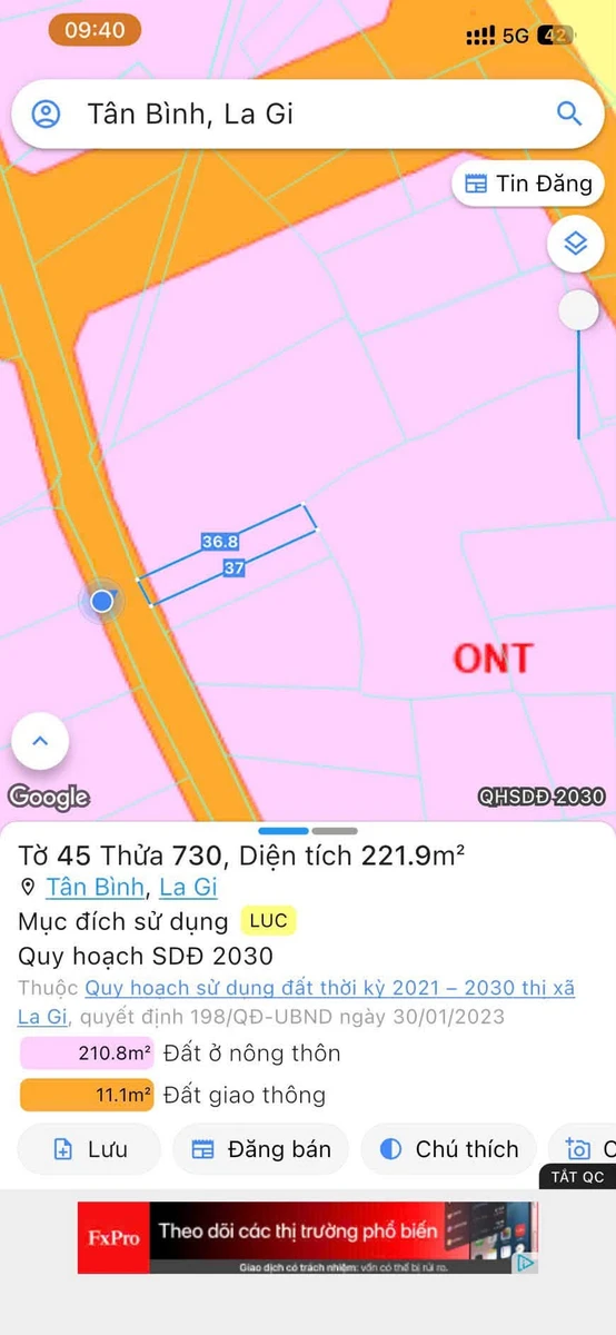Bán lô đất mặt tiền Lê Đức Thọ 222m² Gò Vấp 750 triệu - Ảnh thu nhỏ 3