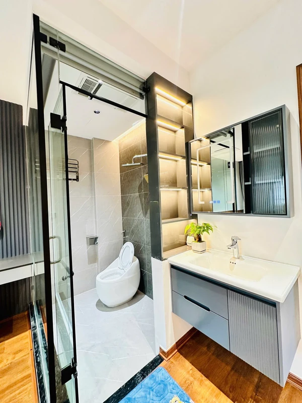 Nhà phố lô góc 2 mặt tiền 60m² 4 tầng thang máy An Dương