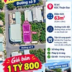 Bán đất KDC Thuận Đạo 63m² 1 tỷ 800 - Ảnh thu nhỏ 1
