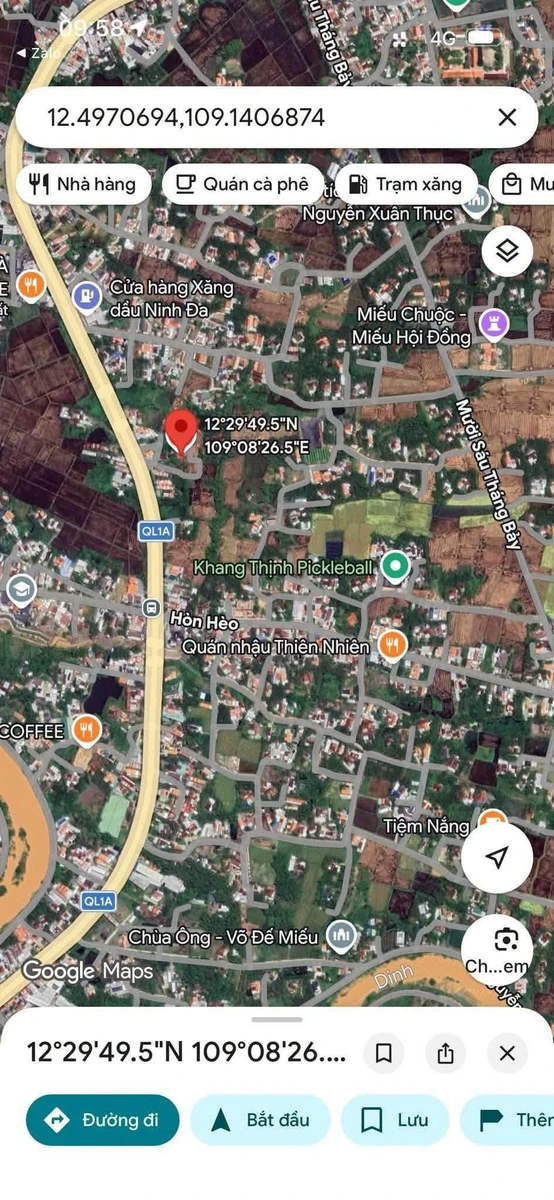 Bán lô đất 421,4m² Phước Đa, Ninh Hoà 1,1 tỷ - Ảnh 1