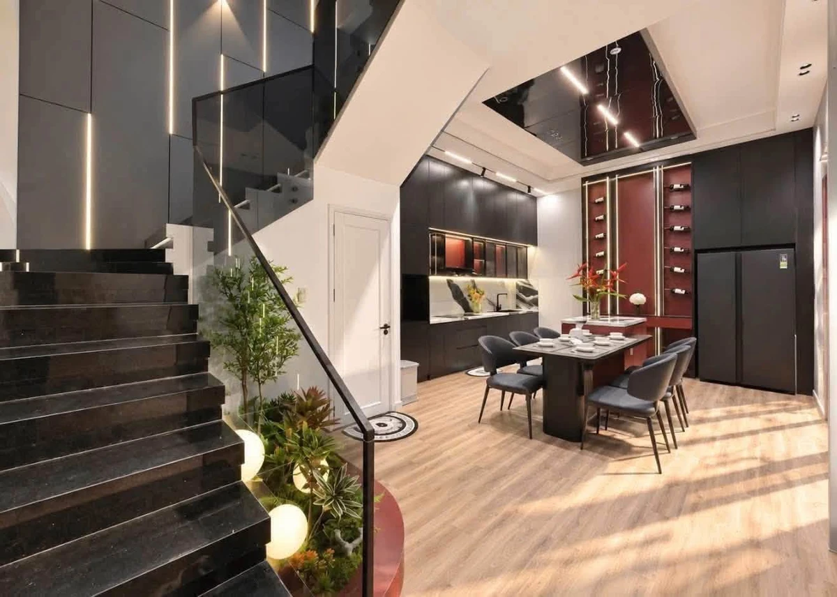 Bán nhà phố 3 tầng mặt tiền 66m2 full nội thất, Hòa Cường, Hải Châu, Đà Nẵng - Ảnh thu nhỏ 5