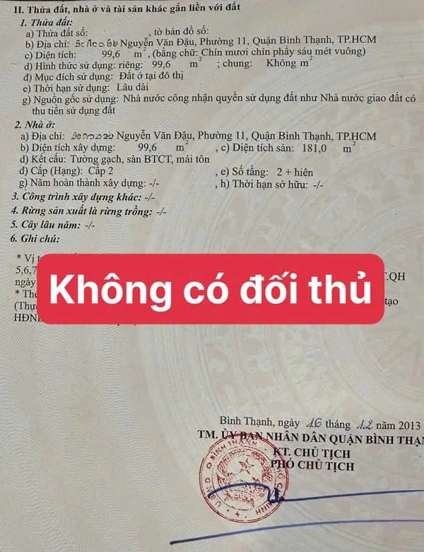 Bán nhà 2 PN Phú Mỹ Thủ Dầu Một 100m² 2,25 tỷ 1ty4x