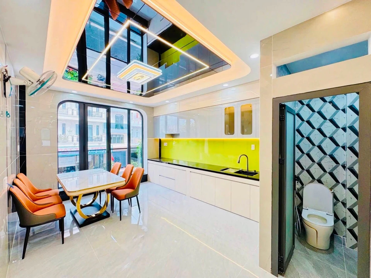 Bán nhà mới 60m2 6 tầng đường nhựa 20m giá 7,2 tỷ gần cầu vượt Hương Lộ 2, Bình Tân - Ảnh thu nhỏ 3