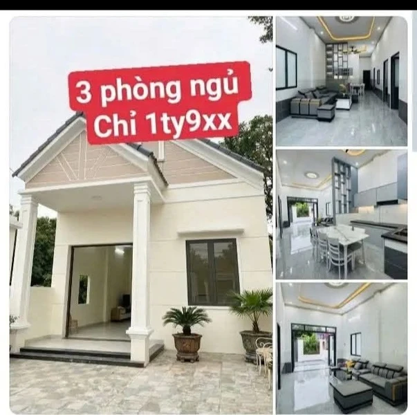 Bán nhà mái thái 3PN 104m2 Tân Định Bến Cát