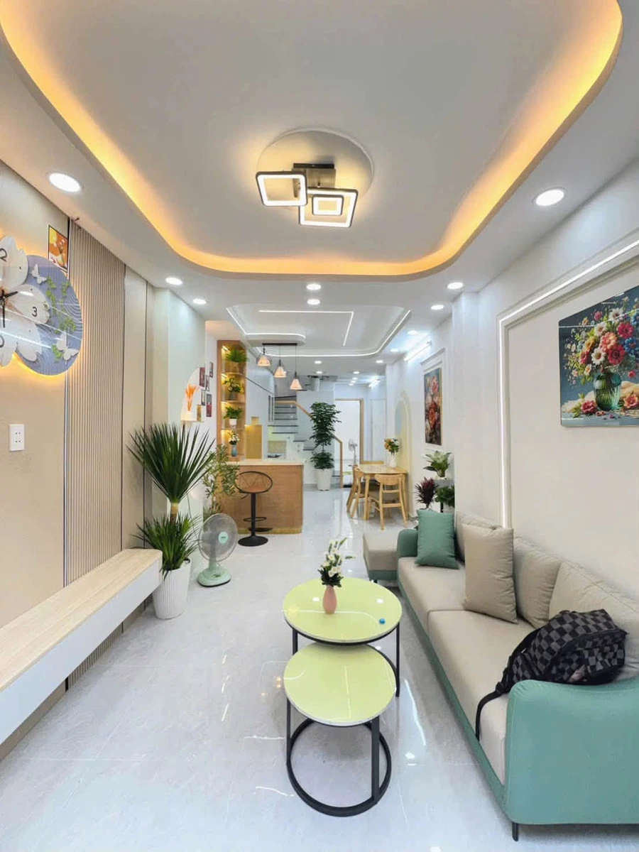Bán nhà mới 3 tầng 42m2, 4 phòng, hẻm 4m gần đường Tên Lửa, Bình Tân - Ảnh 1