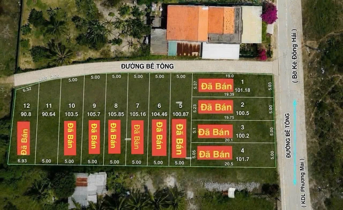 Bán đất Đông Hải 91 m2, 1 tỷ - Ảnh 1