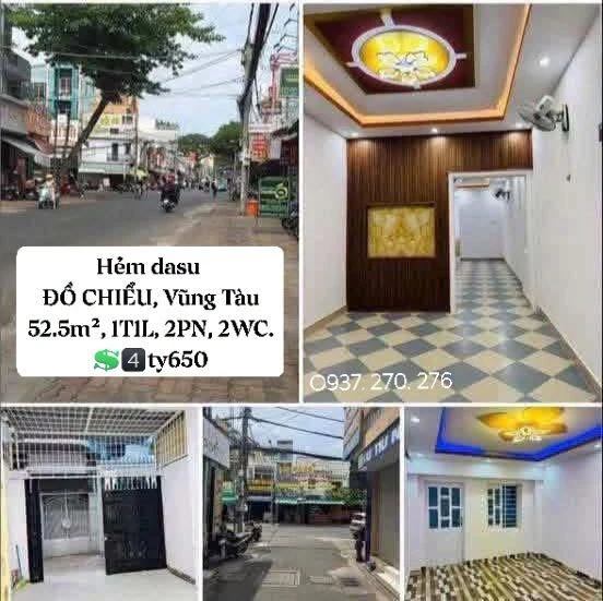 Bán nhà 1 trệt 1 lầu 52.5m² trung tâm Vũng Tàu gần biển - Ảnh 1